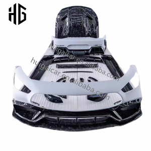 Kit de carrosserie extérieur pour pare-chocs avant et arrière demi-jupe en fibre de carbone pour <span class=keywords><strong>Mercedes</strong></span> <span class=keywords><strong>AMG</strong></span> GT50 GT53 GT63 GT43 SCL Wide Body Kit - Product Image 6