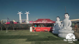 Modèle de bouddha gonflable géant de vente d'usine avec lumière pour la décoration de scène d'événement de festival - Product Image 6