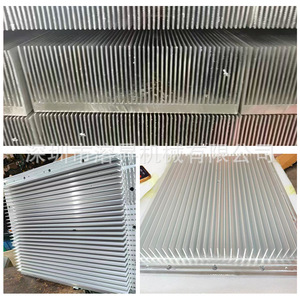 Disipador de Calor Industrial Melt Eruption de 400x50mm, Aletas Entrelazadas de Alta Densidad Mecanizadas por CNC para Refrigeración Electrónica - Product Image 1