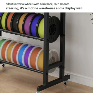 Étagère de rangement en métal à cinq niveaux, organisateur de bureau multifonctionnel pour filament d'imprimante 3D - Product Image 6