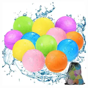 Soppycid Reusable Water Balloons Kids Summer Toys Happy Water Bomb Game Self Sealing Quick Fill Magnetic Reusable Water Balloon