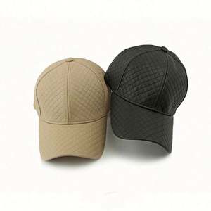 Gorras de Béisbol Acolchadas de Otoño Invierno 2024, Diseño Casual de Cuero PU, Gorros Deportivos para Mujer, Moda Invernal - Product Image 4