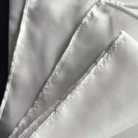 Machine à ourler les foulards avec fil de soie 100% Pongee 6, foulard en soie naturelle blanche pour peinture à la main DIY