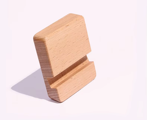 Soporte Portátil de Madera Natural para Teléfono Inteligente, Soporte de Escritorio para Teléfono Celular, Accesorios para Teléfono Móvil - Product Image 5