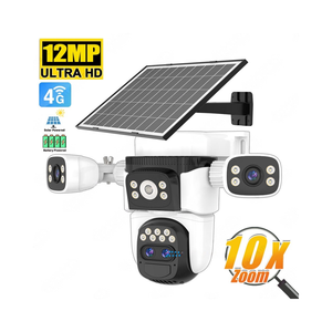กล้องวงจรปิด O-KAM Pro 12MP ซูม 10 เท่า ใช้พลังงานแสงอาทิตย์ ไร้สาย หมุนได้ ตรวจจับมนุษย์ สำหรับภายนอกอาคาร มาตรฐาน IP66 เชื่อมต่อเครือข่ายและคลาวด์ - Product Image 1