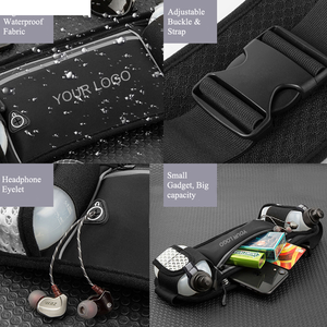 Sac de taille professionnel pour la course à pied, la randonnée, la montagne, multifonctionnel, pour téléphone portable, double sac de jogging pour hommes - Product Image 5