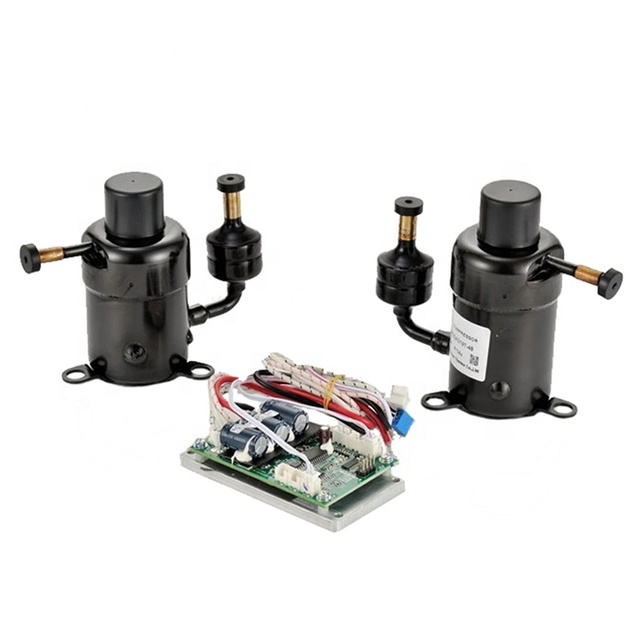 FS Thermo Refrigeration Compressor R134a R1234YF R513 12V/24V/48V Brushless Mini DC Inverter Electric Rotary 100W-400W