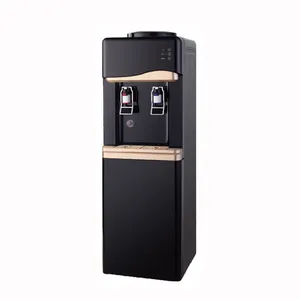 Freestanding Water Dispensers hot and cold water Compressor Cooling with refrigerator cabinet for home and hotel