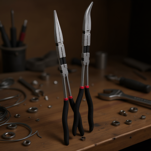 115 Cl Se2 <b>Plier</b> <b>Set</b> With Curved And Straight Jaws For Precision Work - Product Image 3