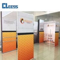 Cadre en tube d'aluminium Support de fond pour foire commerciale