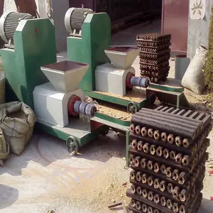 Bâtonnet de riz en résine, coquille d'arachie, machine à tamponner