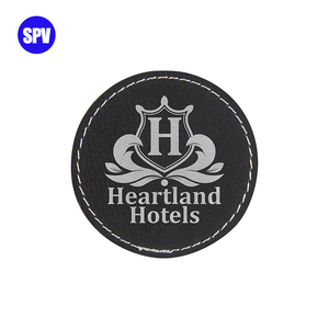 Parche redondo <span class=keywords><strong>de</strong></span> polipiel con adhesivo <span class=keywords><strong>de</strong></span> 3" - Product Image 4