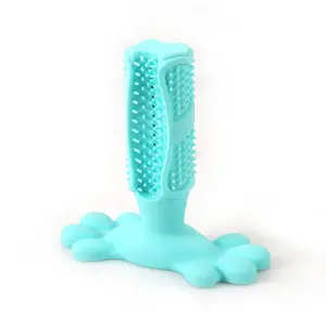 Натуральный каучук жевательная игрушка для Собаки Уход за зубами pet зубная щетка для очистки Прочный Собака зубной щетки игрушка