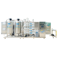 Système de traitement de l'eau par osmose inverse en acier inoxydable HUAJIETEC 500L 1000L, équipement de purification d'eau potable RO industriel