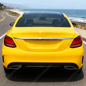 สำหรับเมอร์เซเดส เบนซ์ ซี คลาส W205 AMG ปี 2014 2015 2016 2017 2018 2019 อุปกรณ์ตกแต่งกันชนหลังรถยนต์ ชิ้นส่วนกันลมด้านข้าง - Product Image 5