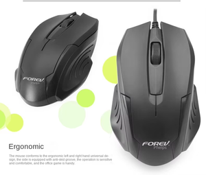 <span class=keywords><strong>Souris</strong></span> filaire portable FV55 Fashion, <span class=keywords><strong>souris</strong></span> optique 1000 DPI avec câble USB pour ordinateur portable, PC - Product Image 4