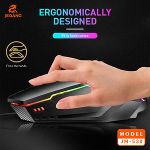 Mouse Ottico Cablato Jeqang JM-530, USB 1,5 Metri, Illuminazione Retroilluminata Colorata, Design Ergonomico per Entrambe le Mani, 4 Pulsanti, per Giocatori - Product Image 5