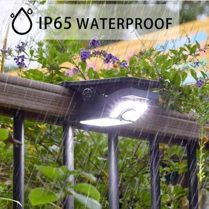 45LED su geçirmez güneş enerjili hareket sensörü sensör ışıkları 3 modları akülü güvenlik spot su geçirmez güneş güverte işıkları açık - Product Image 6