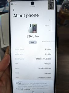 5G S26 Ultra 7.3 นิ้ว ขายดี 16GB+1TB 108MP 8000mAh Android 14 ปลดล็อคด้วยใบหน้า ชาร์จเร็ว สมาร์ทโฟนขายส่ง - Product Image 2