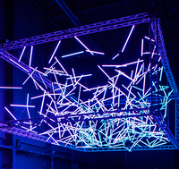 Barre LED Pixel Stick pour montage au plafond, éclairage de scène RGBW 24V 64 pixels pour discothèque, décoration de fête de mariage