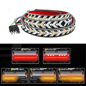 Fita led flexível para seta de carro, luz de led para porta-malas, jeep, contêiner, captador de carga, bakkie