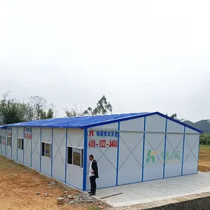 Custom Modular easily assembled Temporary K Type Construction Site House Labour Camp Prefabricated House