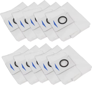 Sacs à poussière de remplacement compatibles avec les robots aspirateurs ECOVACS <span class=keywords><strong>DEEBOT</strong></span> X1 OMNI <span class=keywords><strong>Turbo</strong></span> <span class=keywords><strong>T10</strong></span> T20 Omni T20/T20 Max/T20 Pro/X&T Series - Product Image 1