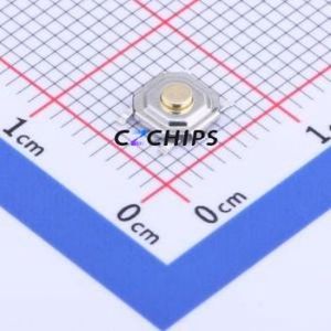 TS5217A 300gf Tactile Switch SMD-4P,5.2x5.2mm Switch Single Pole Single Throw Round Button 3N Vertical Mount - Product Image 1