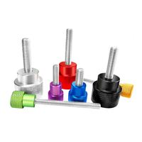 Tornillo de mariposa para cámara 1/4-20 con mango en T de aluminio y perno de acero inoxidable, tornillo de montaje para trípode M4/M5/M6/M8, mecanizado CNC