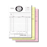 Papier continu autocopiant NCR A4 personnalisé pour imprimante, rame de 1 à 3 plis, pour livres de factures