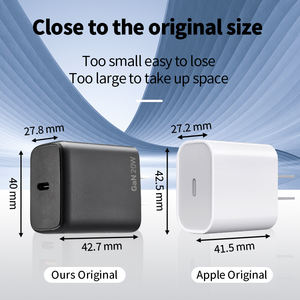 Popular ultrafino de carga rápida <span class=keywords><strong>20W</strong></span> 25W PD rápido Usb C <span class=keywords><strong>cargador</strong></span> de pared para <span class=keywords><strong>Apple</strong></span> iPhone Samsung Galaxy teléfono <span class=keywords><strong>Original</strong></span> - Product Image 6