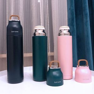 Thermos <b>Bottle</b> Vacuum Flask 304 Stainless Steel Tumblers Travel <b>Coffee</b> Cups Insulated Lids Mug - Product Image 1