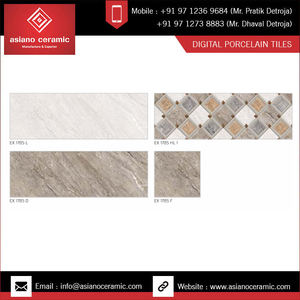 Azulejos de Porcelana para Pared con Acabado Brillante Digital de 250x750 mm con Función de Ladrillo Refractario para Pisos de Dormitorios Interiores Modernos - Product Image 4