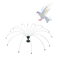 SS316 papa longues jambes rotatives répulsif anti-oiseaux araignées