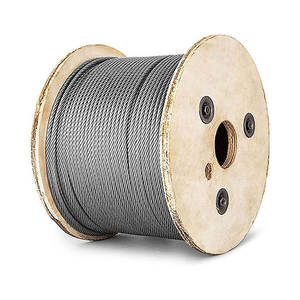 Fune in Acciaio Zincato Elettricamente/Non Zincato 6X19+fc 1/2' con Grasso - Product Image 1