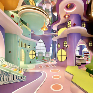 Attrezzatura per Parco Giochi Interno Scivoli Giochi Interattivi per Bambini Giochi per Bambini Attrezzatura Soft Play Parco Giochi al Chiuso - Product Image 1