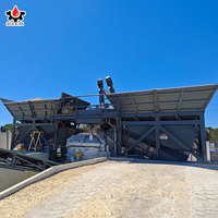Mélangeur concret portatif mobile avec la machine de pompe Usine stationnaire de mélange de ciment de prémélange pour le composant de moteur de noyau de construction