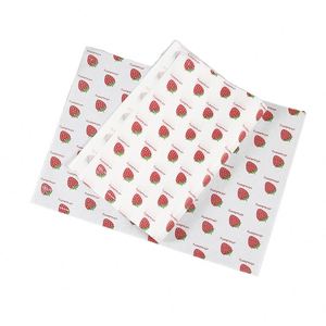 Papel de Embalaje para Alimentos de 40 g, Personalizado, Antiadherente, Resistente al Aceite, Recubierto de PE, para Pan, Pizza, Sándwiches, Hamburguesas, Aperitivos, Pasteles - Product Image 2