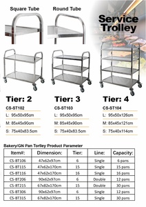Oteller ve restoranlar için kalınlaşmış paslanmaz çelik bardak depolama rafı arabası ile uzun boylu fincan bitirme çerçevesi - Product Image 3