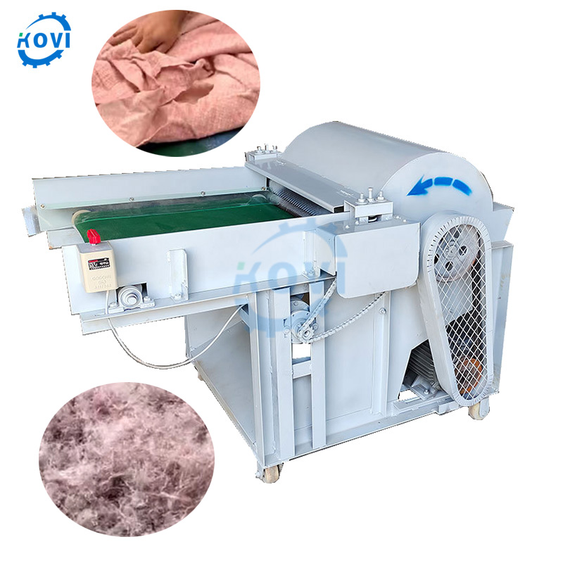 Машина для переработки текстильных отходов, машина для разрыва ткани, машина для открывания ткани из дробленого бархата, для продажи
