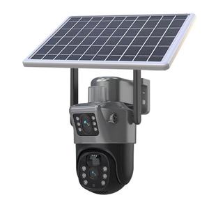 4G Solar PTZ <strong>Security</strong> <strong>Camera</strong> 4MP HD 12000mAh Battery <strong>Wireless</strong> Outdoor Solar Powered CCTV <strong>Camera</strong> 365 Days Standby Two Way Audio - Product Image 1
