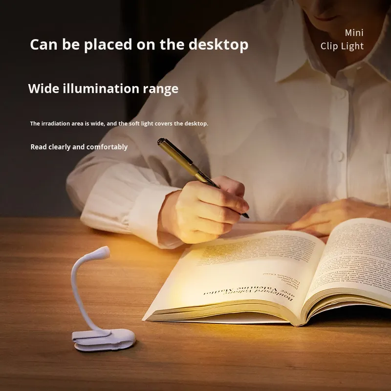 Creative Mini ABS Clip Lamp Portable