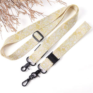 Holywish Maßgefertigtes Umweltfreundliches Polyester-Blumenmuster Sicherheits-Handgelenkband mit Haken für Schlüsselanhänger - Product Image 3