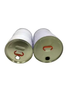 High Specification 19L 20L Cylindrical Tin Drums Metal Cans For Painting And Chemical Packaging