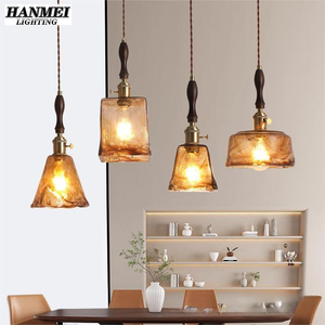 Lampada <span class=keywords><strong>a</strong></span> <span class=keywords><strong>Sospensione</strong></span> Moderna Nordica in Ottone e Vetro per <span class=keywords><strong>Cucina</strong></span>, Ristorante, Soggiorno, Lampadari e Luci Pendenti - Product Image 3