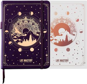 Personalizado de alta calidad caso encuadernado de tapa dura Pu lujo estudiante vida maestro planificador diario planificador cuaderno de impresión - Product Image 1