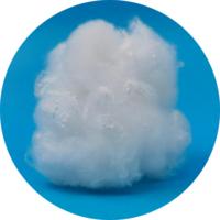 Fibre discontinue de polyester FR PET 4D 64mm pour le filage de fils ignifuges