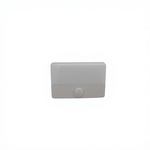 White <b>LED</b> Night <b>Light</b> <b>Plug</b>-<b>in</b> Socket Lamp Button Switch Warm White Minimalist Bedroom Nursery Home - Product Image 1