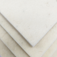 Feutre de laine 100% pure d'Australie de 1 à 10 mm d'épaisseur avec kit de feutrage DIY, feutre de laine mérinos pour fleurs