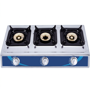 Estufa de Gas de 3 Quemadores Clase A, de Acero Inoxidable, Portátil, para Autocaravanas y Uso Doméstico - Product Image 1